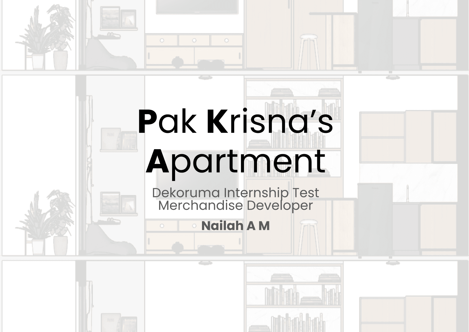 Japandi Apartment Design – Internship Enrollment Test for Dekoroma