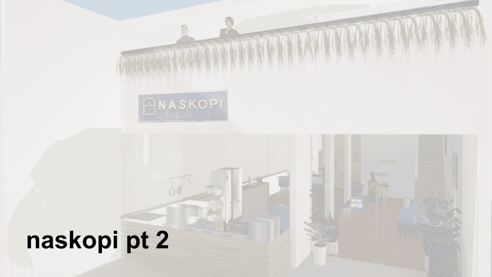 Naskopi Café Relocation – Optimizing Layout & Space Utilization